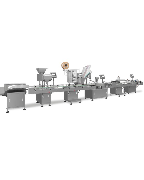 Automatic Line for Counting, Capping, Labeling